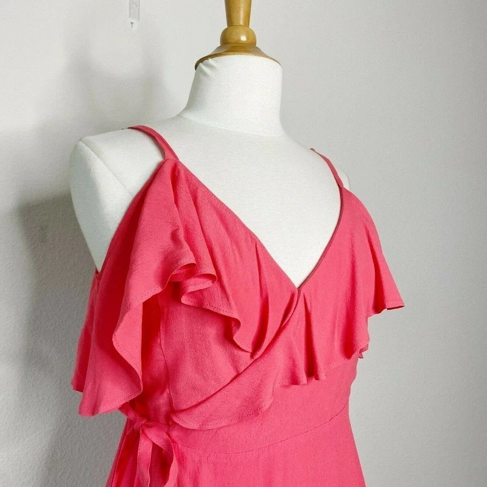 Cupcakes and Cashmere Morena Ruffle Wrap Dress - Picture 4 of 12
